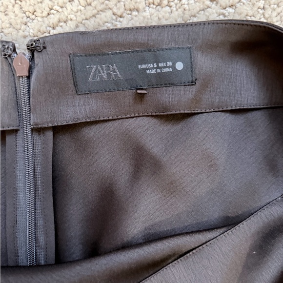 Zara Chocolate Brown Skirt - Picture 5 of 7